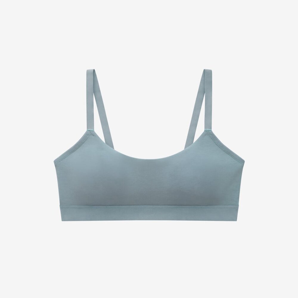 ThirdLove Organic Cloud Cotton Scoop Bralette Size SMstorm / SM